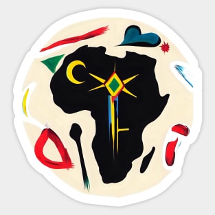 African tribes Sticker